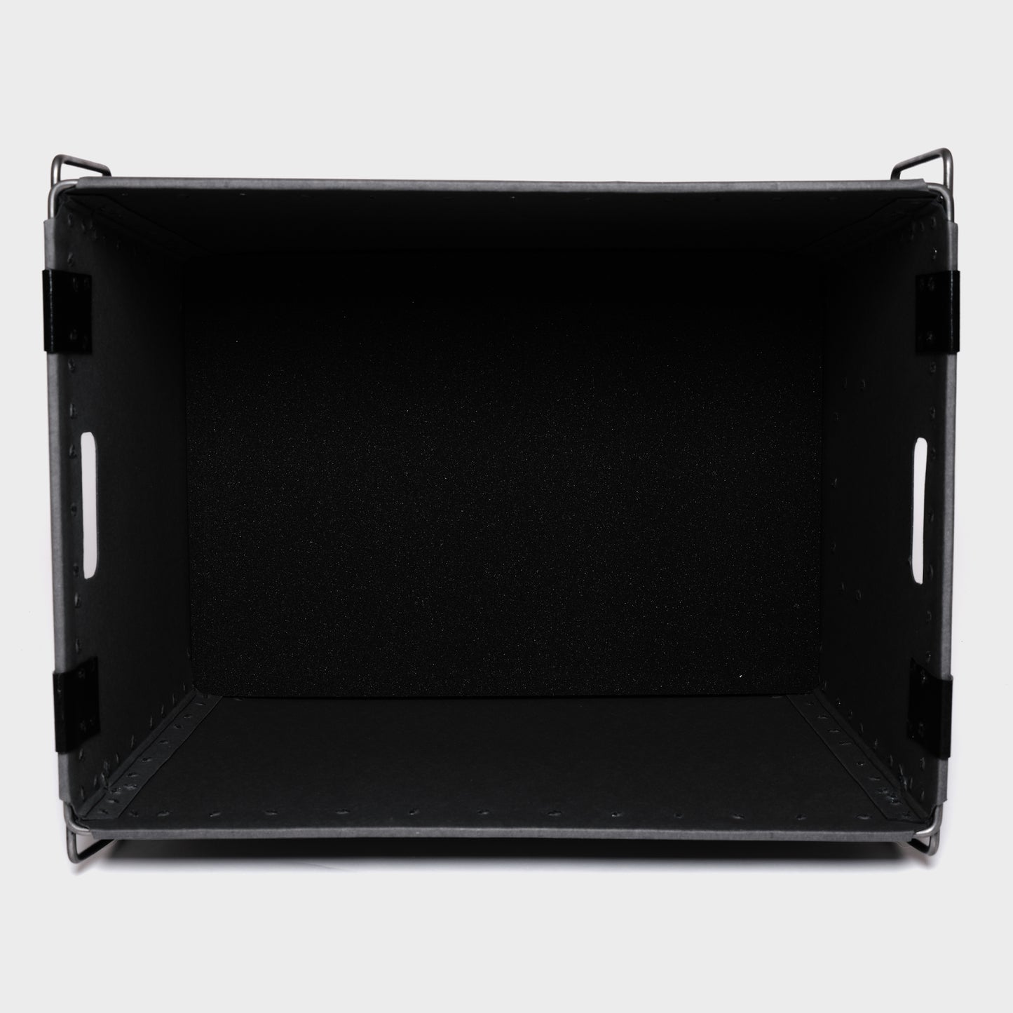 Large rectangle storage box with bale arms - inside view - Damon Containers UK