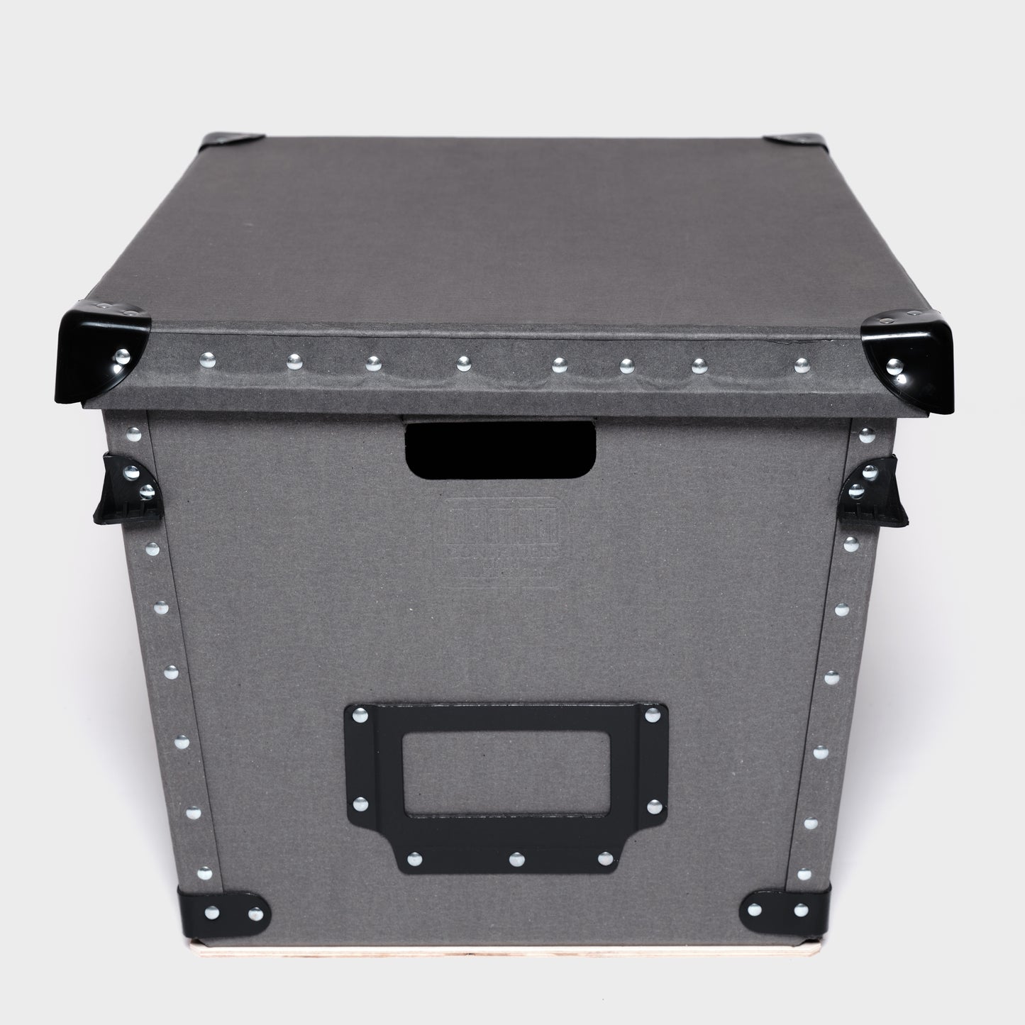 'The Rectangle One' Grey Damon storage container with lid