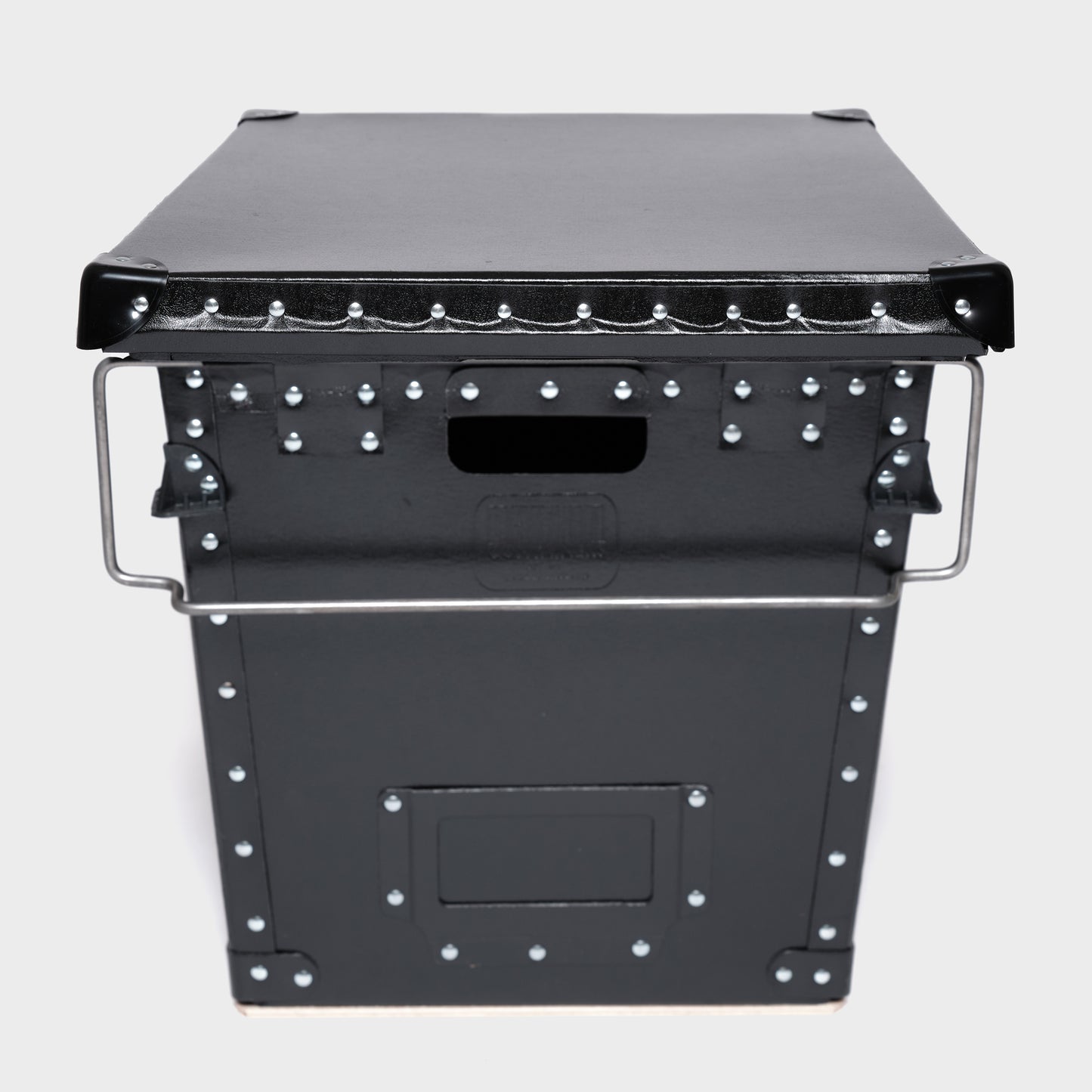 'The Vinyl One' Black Damon storage container with lid and bale arms