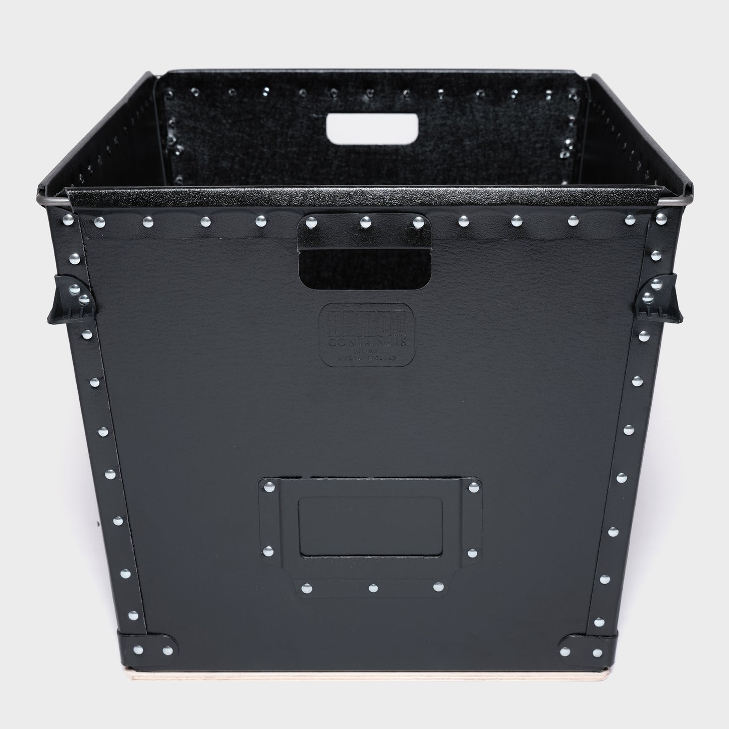 The Rectangle One - Large black rectangle Damon storage container - Front image