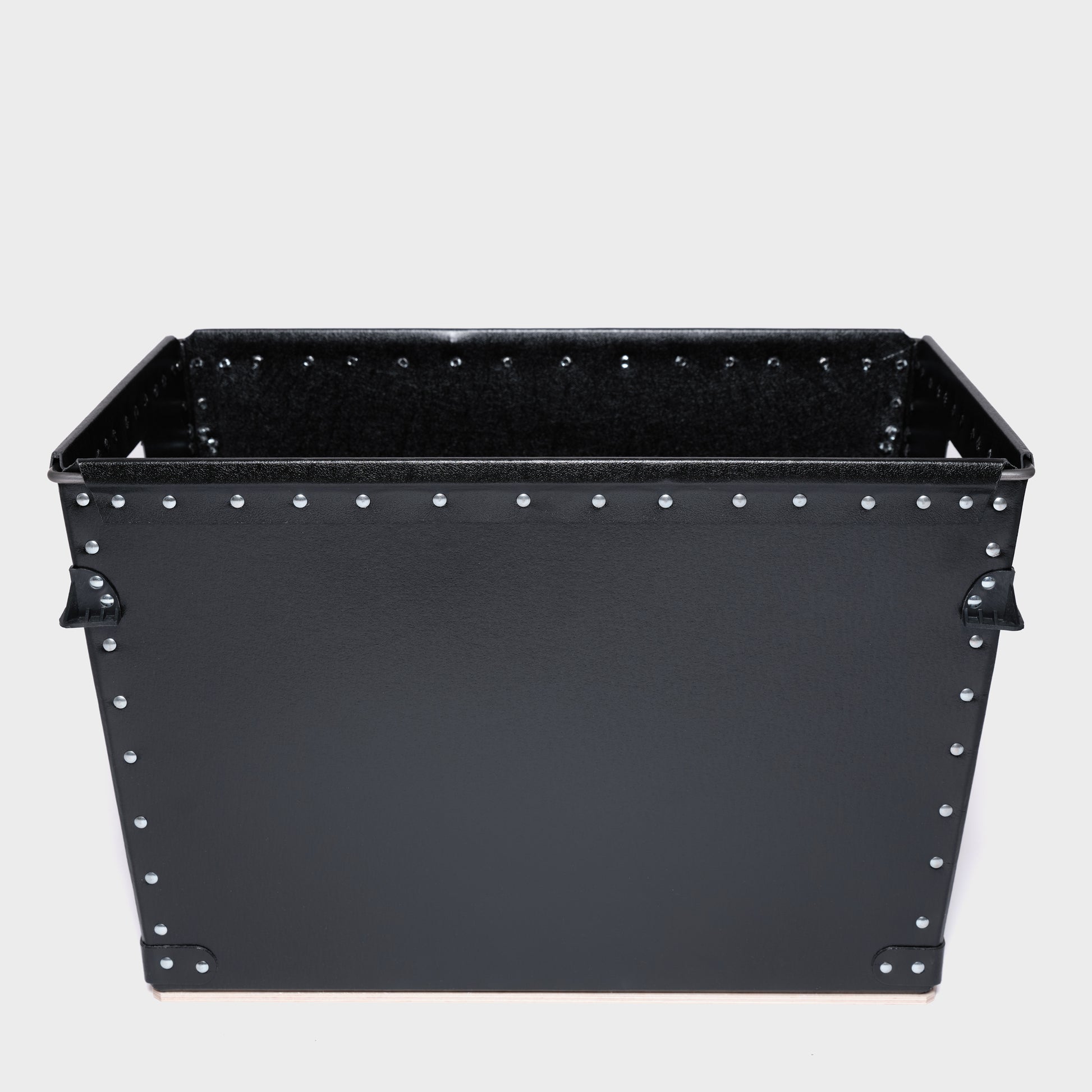 The Rectangle One - Medium black rectangle Damon storage container - side image 2