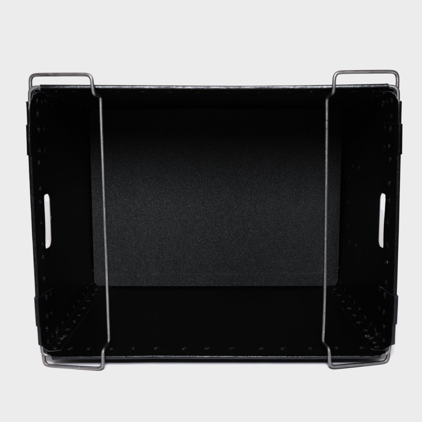 The Rectangle One - Medium black rectangle Damon storage container with bale arms - inside image 2