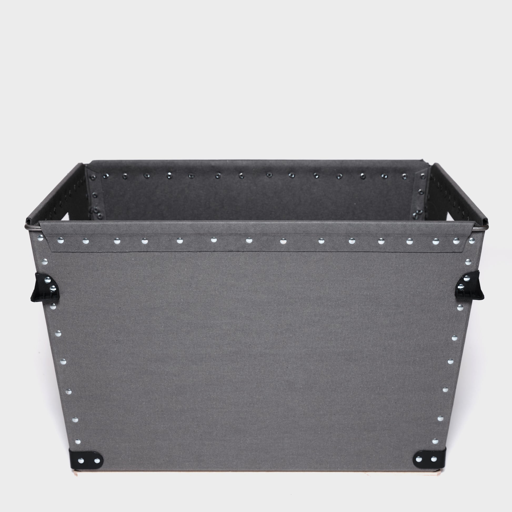 The Rectangle One - Medium grey rectangle Damon storage container - side image 2